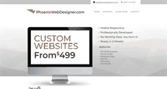 Desktop Screenshot of phoenixwebdesigner.com